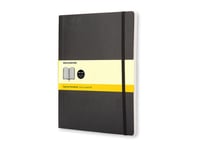 Moleskine Classic Notebook Xl, Kvadreret, Soft Cover Sort