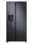 Samsung 635L Side by Side Fridge Freezer, Matte Black, SRS672DMB