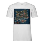 T-Shirt Homme Col Rond Pubg Map Playerunknown's Battlegrounds Gamer