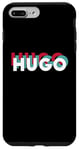 Coque pour iPhone 7 Plus/8 Plus Hugo Name Chemise humoristique avec nom rétro Hugo années 80