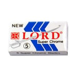 Lord Super Chrome Double Edge Razor Blades 5-p