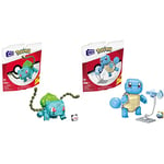 MEGA Pokémon Building Toys Action Figure & Pokemon Build & Show Squirtle, Building Set with 199 Bricks and Special Pieces, Toy Gift Set for Ages 7 and Up, GYH00