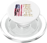 T-shirt design Home Of The Free Because Of The Brave PopSockets PopGrip pour MagSafe