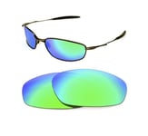 NEW POLARIZED CUSTOM GREEN LENS FOR OAKLEY WHISKER SUNGLASSES