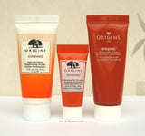 Origins Ginzing Set  - Brightening Serum 15ml , Gel Cream 15ml , Eye Cream 5ml