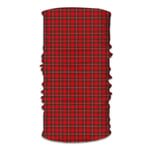 WH-CLA Décoration Faciale Homme Femme Balaclava sans Soudure Couvre-Chef Anti-Solaire Cache-Cou Royal Stewart Tartan Style Petit Écharpe Tube pour Ski Yoga Moto