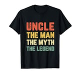 Vintage Retro Uncle The Man The Myth The Legend T-Shirt