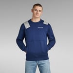 G Star Raw Mens G-Star RAW Flight Deck Sweater - Navy Cotton - Size Medium