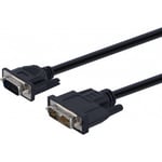 Fuj:tech DVI - VGA -adapterkabel, 2m