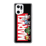 ERT GROUP Coque de téléphone Portable pour Oppo Find X5 Pro Original et sous Licence Officielle Marvel Motif 010 Parfaitement adapté à la Forme du téléphone Portable, Coque en TPU