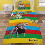 David Walliams Duvet Cover Quilt Gangsta Granny Reversible Bedding Set