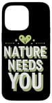 Coque pour iPhone 14 Pro Max Optimisme climatique Journée de la Terre Durabilité Green Future