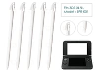 5 x White Stylus for Nintendo 3DS XL/LL Plastic Stylus Replacement Parts Pen