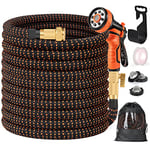 Garden Hose, 50FT Durable Expandable Garden Hose with Flexible Hose Pipe Technology for Easy Watering, Lightweight & Kink-Free Design for Home and Garden