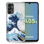 Cokitec Coque Renforcée pour Samsung Galaxy A05S Peinture La Grande Vague