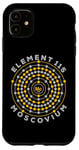 Coque pour iPhone 11 Element 115 Atomic Number Ununpentium Anti Gravity Moscovium