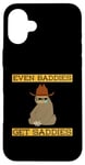 Coque pour iPhone 16 Plus Even Baddies Get Saddies Funny Sloth Cowboy Humour