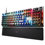 SteelSeries Apex Pro Gen 3 Gaming Keyboard - OmniPoint 3.0 HyperMagnetic Switches - Adjustable Actuation - Rapid Trigger - Game-Ready Presets - Rapid Tap/SOCD - OLED - RGB - USB-C - French AZERTY