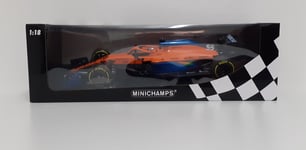 Modèle Auto F1 Échelle 1:18 MINICHAMPS Mclaren Mercedes MCL35M Sainz Öster 2020
