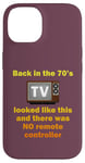 Coque pour iPhone 14 Années 70 Nostalgie Télévision Rétro TV Années 70