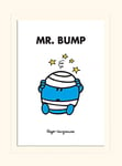 Mr Men & Little Miss Men-Mr Bump Mounted 30 x 40cm Print, Multi-Color