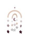 Goki Wooden Baby Mobile Starry Sky Pink