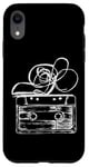 Coque pour iPhone XR Love Retro Mixtape 80's Blank Cassette Tape Shirt Cadeaux