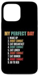 Coque pour iPhone 13 Pro Max My Perfect Day Robot Combat amusant