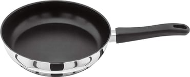 Judge Vista J219A Stainless Steel Non-Stick Medium Skillet Frying Pan 24cm, Oven