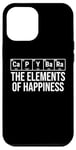 iPhone 12 Pro Max Capybara The Elements Of Happiness Periodic Table Funny Case