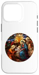 Coque pour iPhone 16 Pro True Story Crèche de Noël Jésus Chrétien Hommes Femmes Enfants