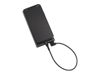 Kensington Charge & Sync Cable - Lightning-kabel - USB hane till Lightning hane - 20 cm - svart (paket om 5)