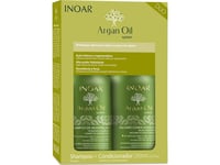 Inoar Fuktighetsgivende Hårpleiesett Med Argan Olje Inoar Argan Duo Kit: Sjampo 250 Ml + Balsam 250 Ml