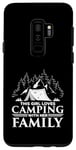 Galaxy S9+ This Girl Loves Camping with her Family - Tent Women Camping Case