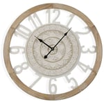 Jeremiah Horloge Murale pour la Cuisine, le Salon, la Salle à Manger ou la Chambre. Pendule Murale, , Dimensions (h x l x l) 55 x 5 x 55 cm, Bois