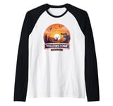 Yellowstone National Park since 1872 Wildlife Photography Raglan Baseball Tee