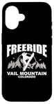 Coque pour iPhone 16 Snowboard Freeride Vail Mountain Colorado