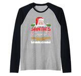 Broadcast News Analyst Christmas Job Profession Santa Claus Raglan Baseball Tee