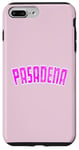 Coque pour iPhone 7 Plus/8 Plus Pasadena Grande taille Rose Magenta Vintage Classique