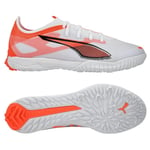 PUMA Ultra 5 Match Tt Unlimited - Vit/svart/glowing Red - Turf (Tf), storlek 47