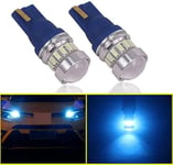 Eseastar Ampoules T10 LED 501 194 175 W5W Wedge Bleu Glacier Canbsus 12V-24V Pas De Polarité Conçu Intérieur De Voiture Lumière Dôme Feux De Plaque D'immatriculation