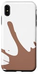 Coque pour iPhone XS Max Mousse moka couleur de l'année 2025 avec motif Splat