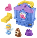 Fisher-Price Little People Toy Disney Princess Cinderella On-The-Go Playset New