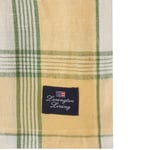 Lexington Easter Linen/Cotton Duk Gul/Hvit, 150x350 cm Hvit Lin