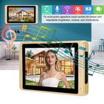 100-240V 7in 720P WIFI Touch Screen Intercom 3 Monitors Doorbell(EU Plug ) Kit