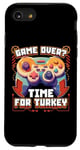 Coque pour iPhone SE (2020) / 7 / 8 Game Over Time pour les jeux vidéo de Thanksgiving en Turquie