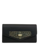 Love Moschino black shoulder bag chain strap with turn lock fasten and logo New