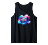 Boombox Old School 80s Music Hip Hop Tank Top