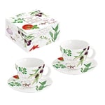 Easy Life COFFRET 2 TASSES A CAFE 12CL EN PORCELAINE