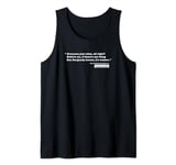 Anchorman Ron Burgundy Knows Women Quote Tank Top